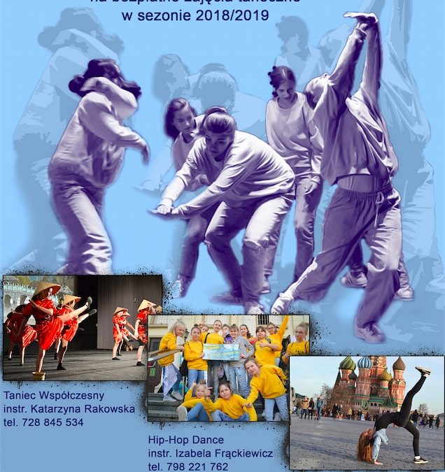 Nabór na zajęcia taneczne – sezon 2018/2019