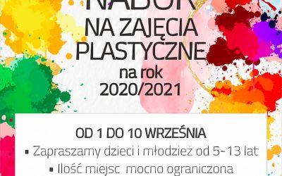 Od września zajęcia plastyczne wracają do KCK