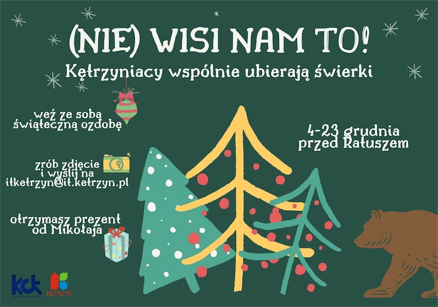 (NIE) WISI NAM TO! – Kętrzyniacy wspólnie ubierają choinkę