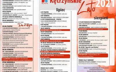 Kętrzyńskie Lato 2021 – kalendarz imprez