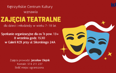 Ruszają zajęcia teatralne