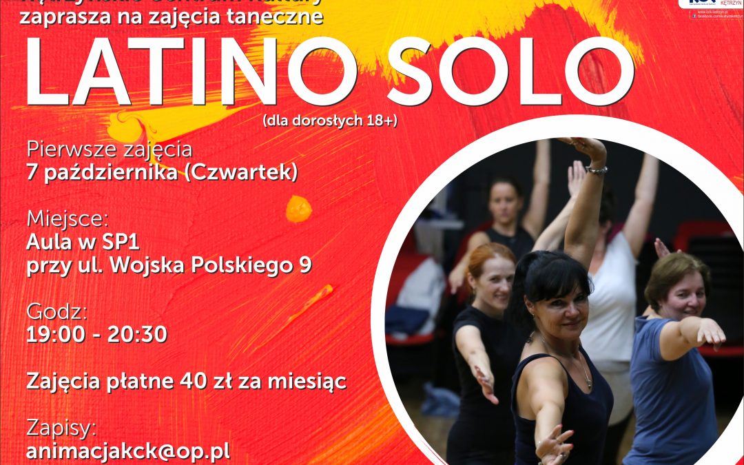 Ruszają zajęcia latino dla dorosłych- zapisz się już dziś!