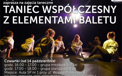 Nabór na zajęcia – taniec współczesny z elementami baletu