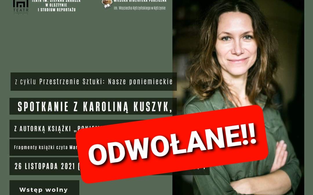 Przestrzenie sztuki: Spotkanie autorskie z Karoliną Kuszyk