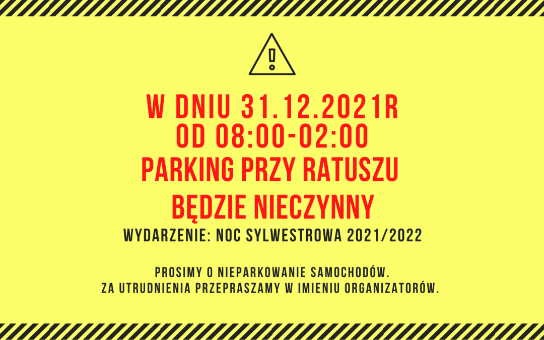 Utrudnienia w ruchu – Noc Sylwestrowa