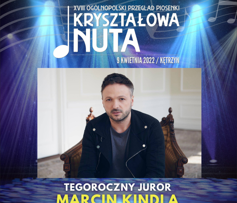 Znany producent muzyczny Marcin Kinda w gronie jury Kryształowej Nuty!