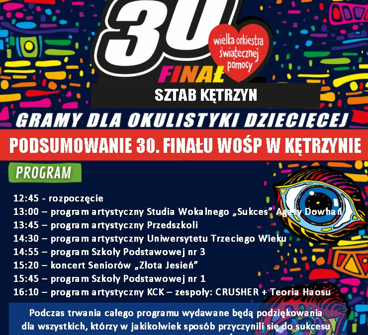 Muzyczne podsumowanie 30. Finału WOŚP