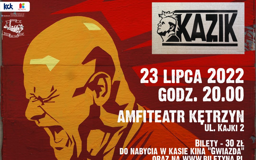 LEGENDA POLSKIEJ SCENY! KAZIK STASZEWSKI Z KONCERTEM W KĘTRZYNIE!
