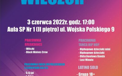 TANECZNY WIECZÓR – zapraszamy na prezentację grup tanecznych KCK