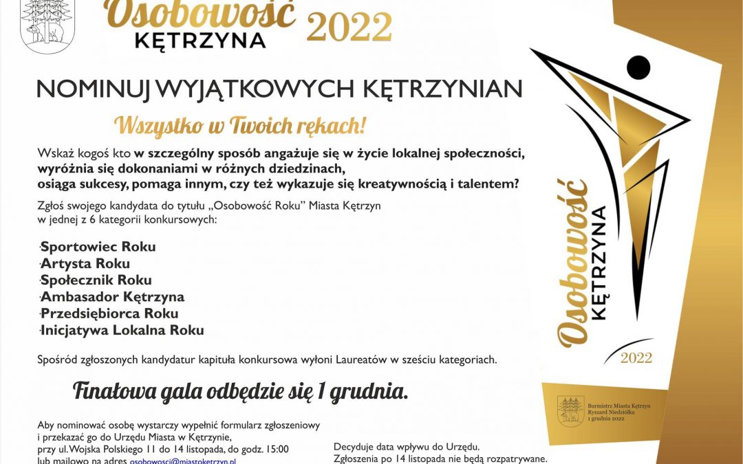 Wszystko w Twoich rękach – Nominuj Wyjątkowych Kętrzynian.