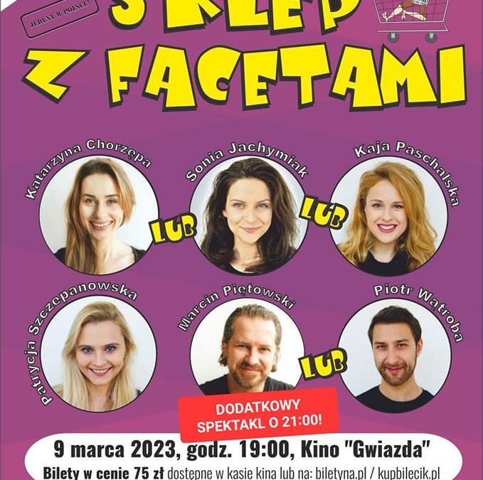 SKLEP Z FACETAMI – gramy dodatkowy spektakl