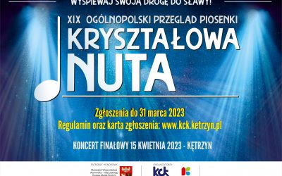 Rusza nowa edycja Kryształowej Nuty – zgłoś się już teraz!