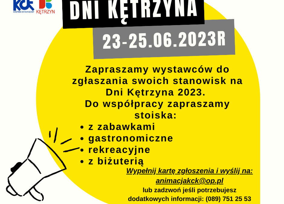 Stoiska – karta zgłoszenia