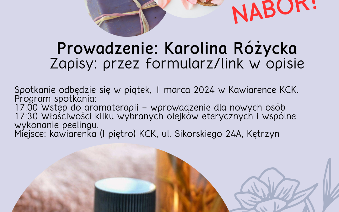 Dzień Kobiet z Aromaterapią – nowy nabór