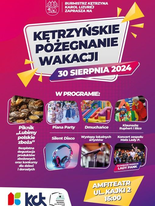 Pożegnania Wakacji z Piknikiem Zbożowym i dobrą muzyką