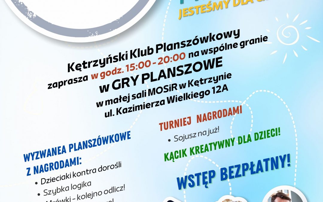 Spotkajmy się i pograjmy! Zapraszamy na planszówki