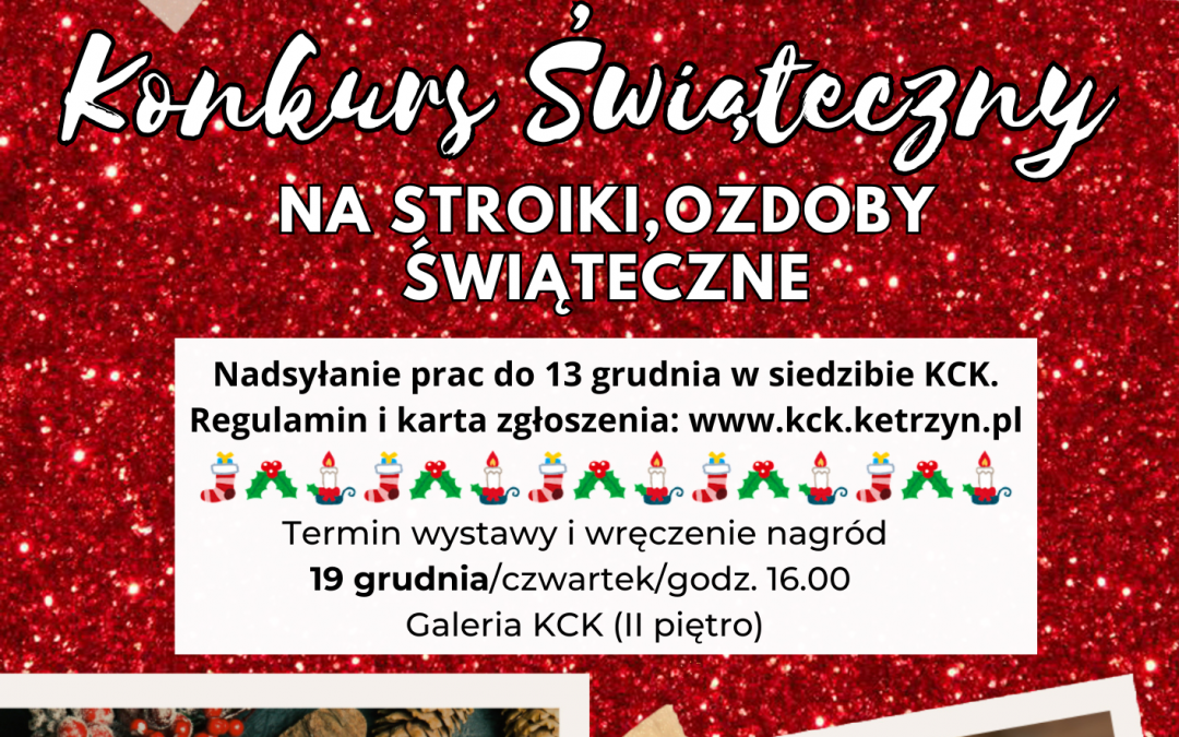 Konkurs Świąteczny na stroiki i ozdoby świąteczne