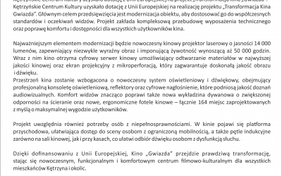 Transformacja Kina „Gwiazda”