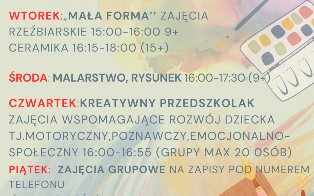 zajęcia plastyczne