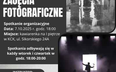 Zapraszamy na zajęcia fotograficzne