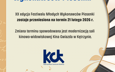 Festiwal Młodych Wykonawców Piosenki – NOWY TERMIN!