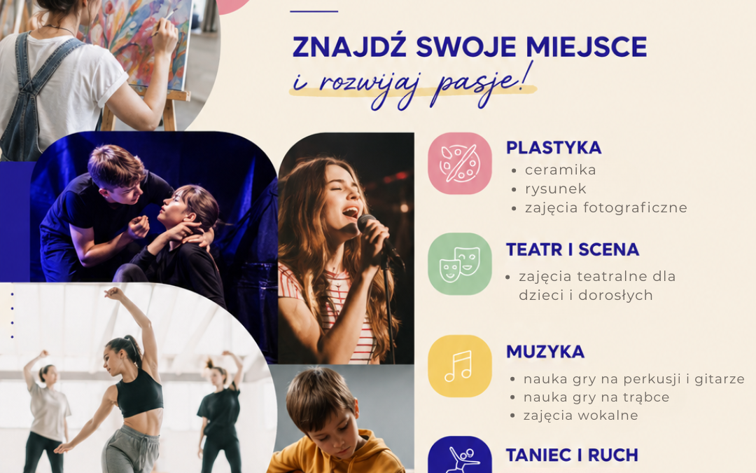 ZAPISY NA ZAJĘCIA JUŻ RUSZYŁY
